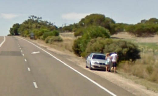 Google street- roadside sex